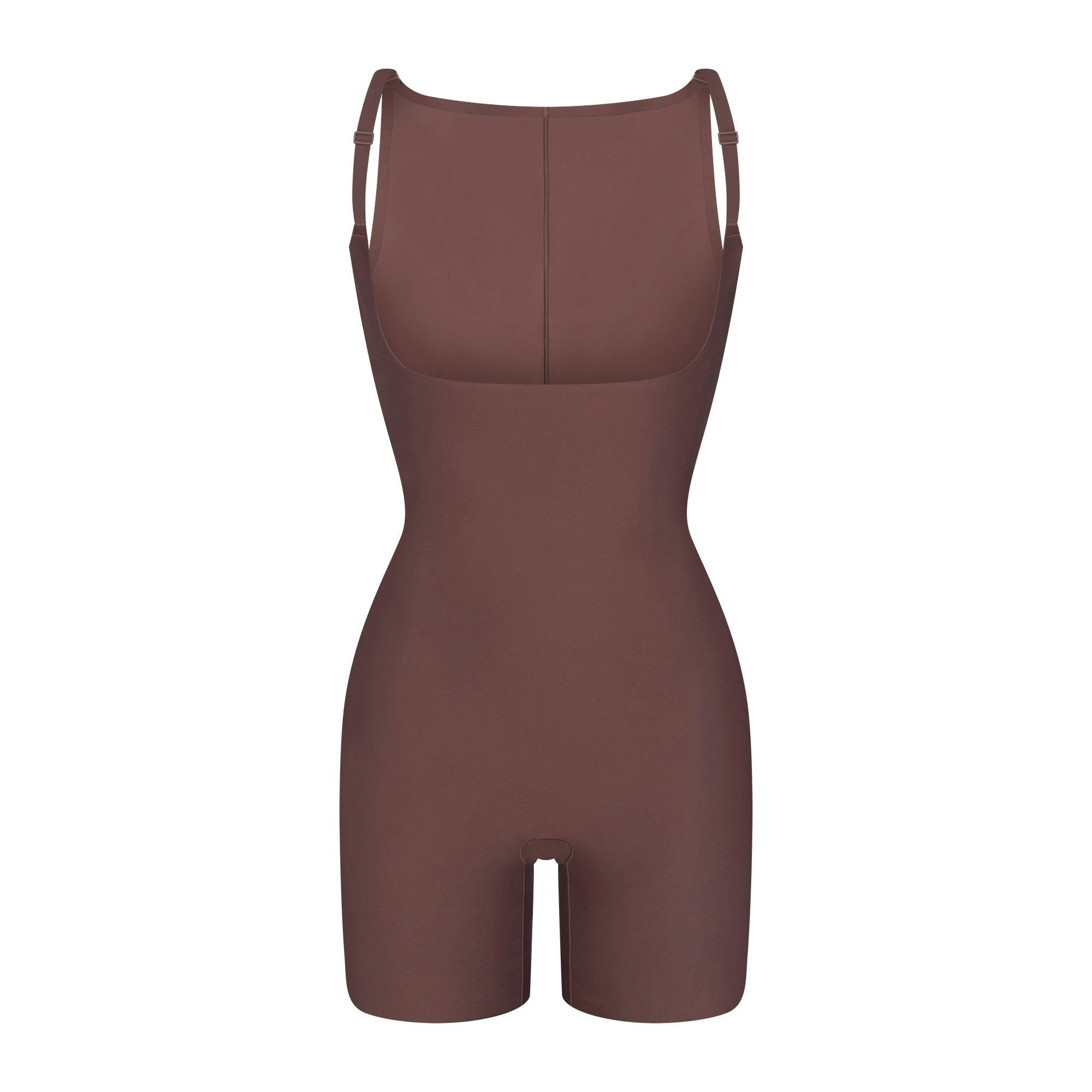 CORE SCULPT BACK SMOOTHING OPEN BUST MID THIGH BODYSUIT