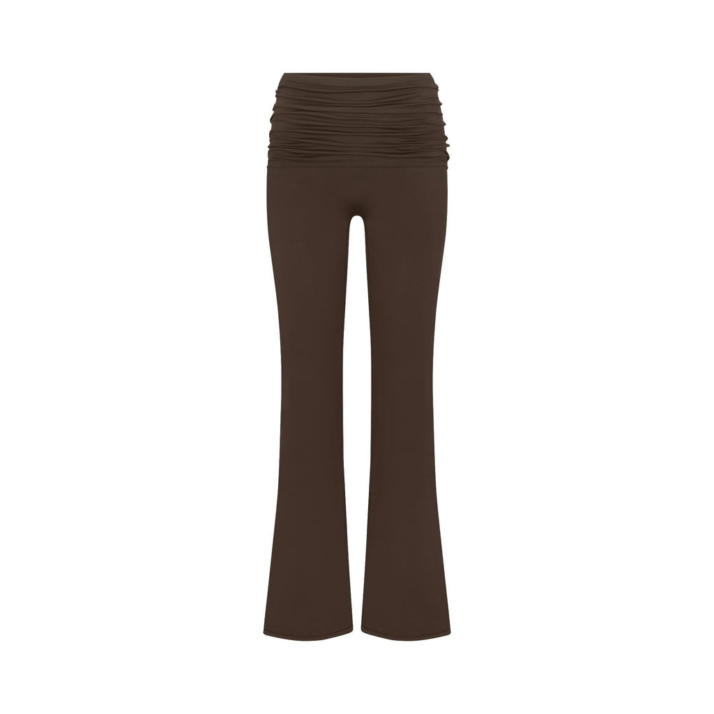FOLDOVER SLIM FLARE LEGGING