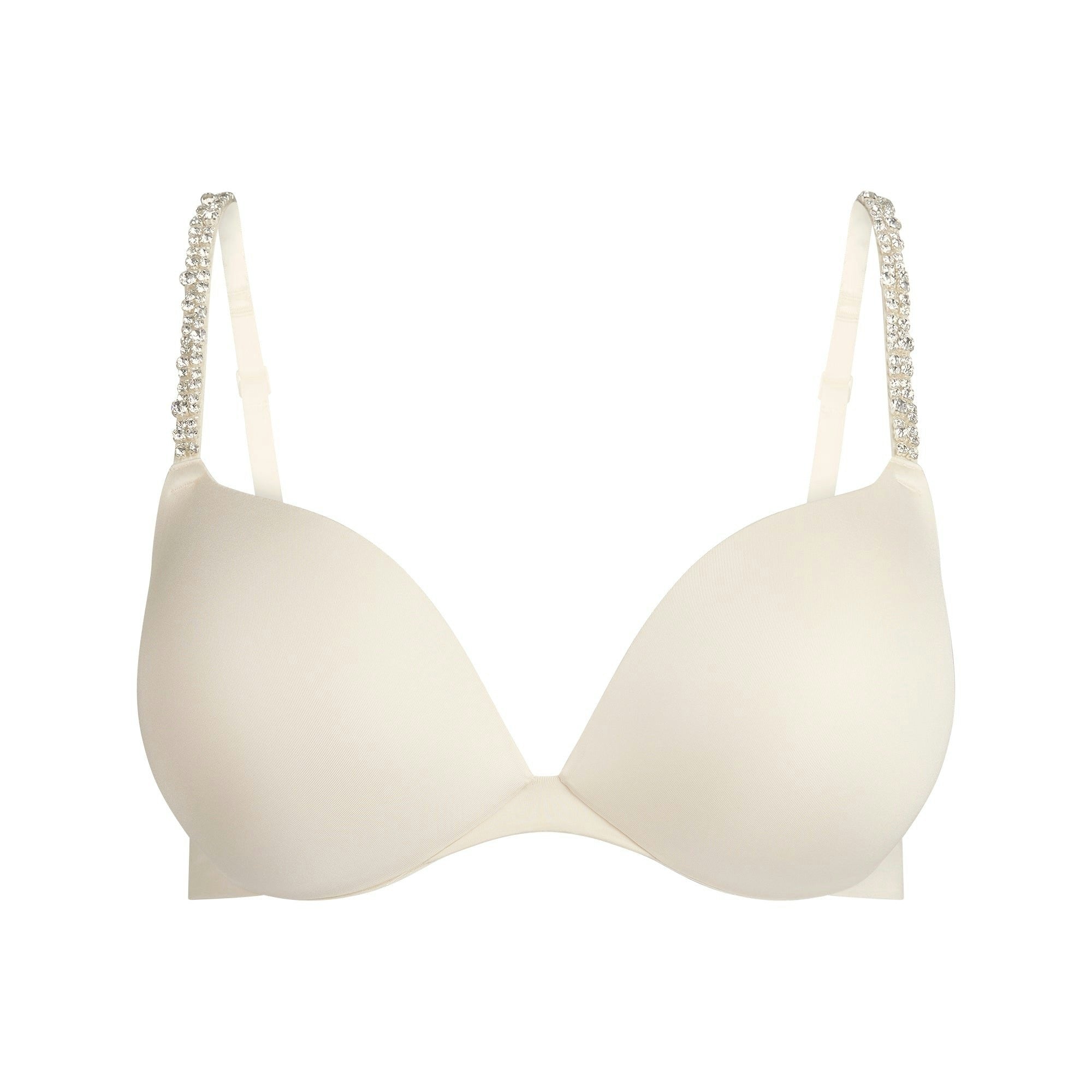 RHINESTONE TEARDROP PUSH-UP BRA