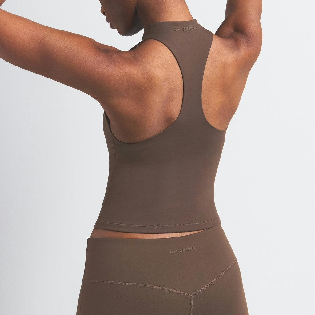 MOCK NECK RACER TANK