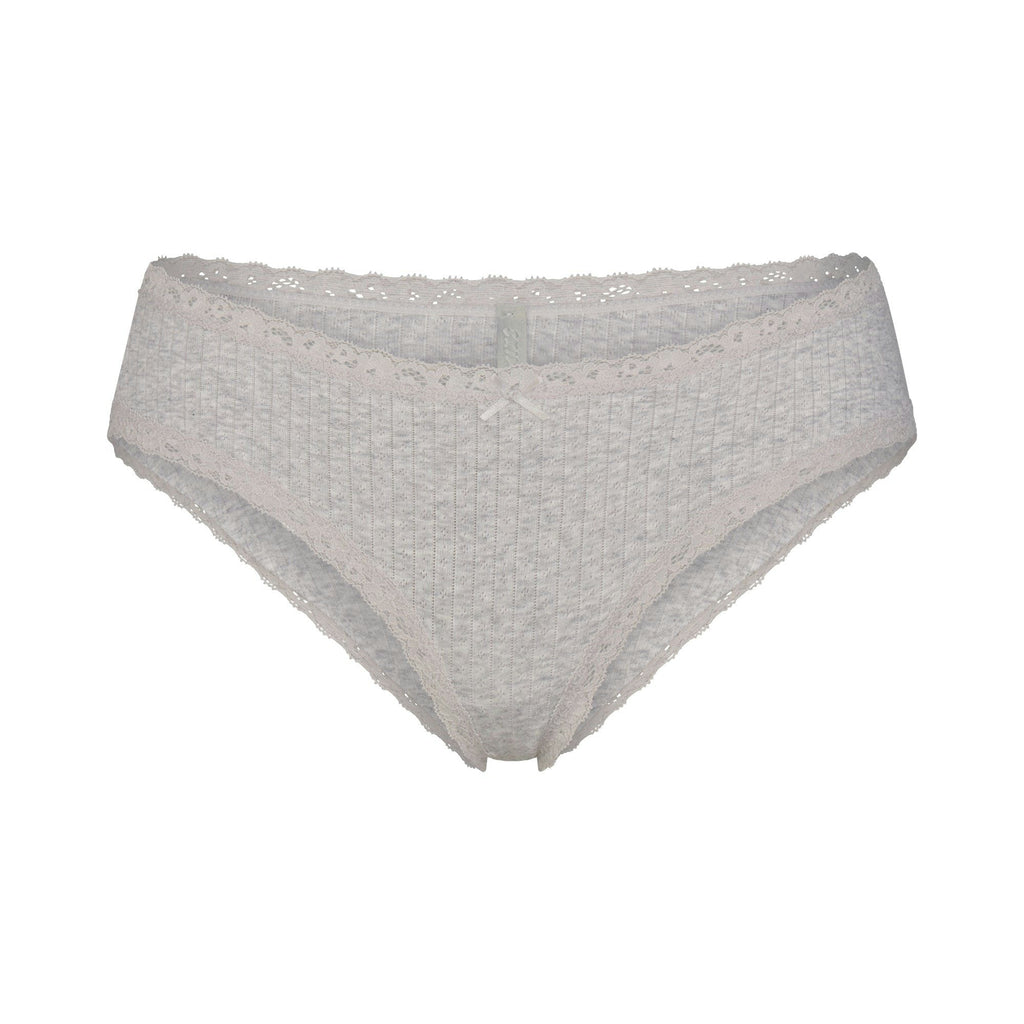 POINTELLE LACE BRIEF