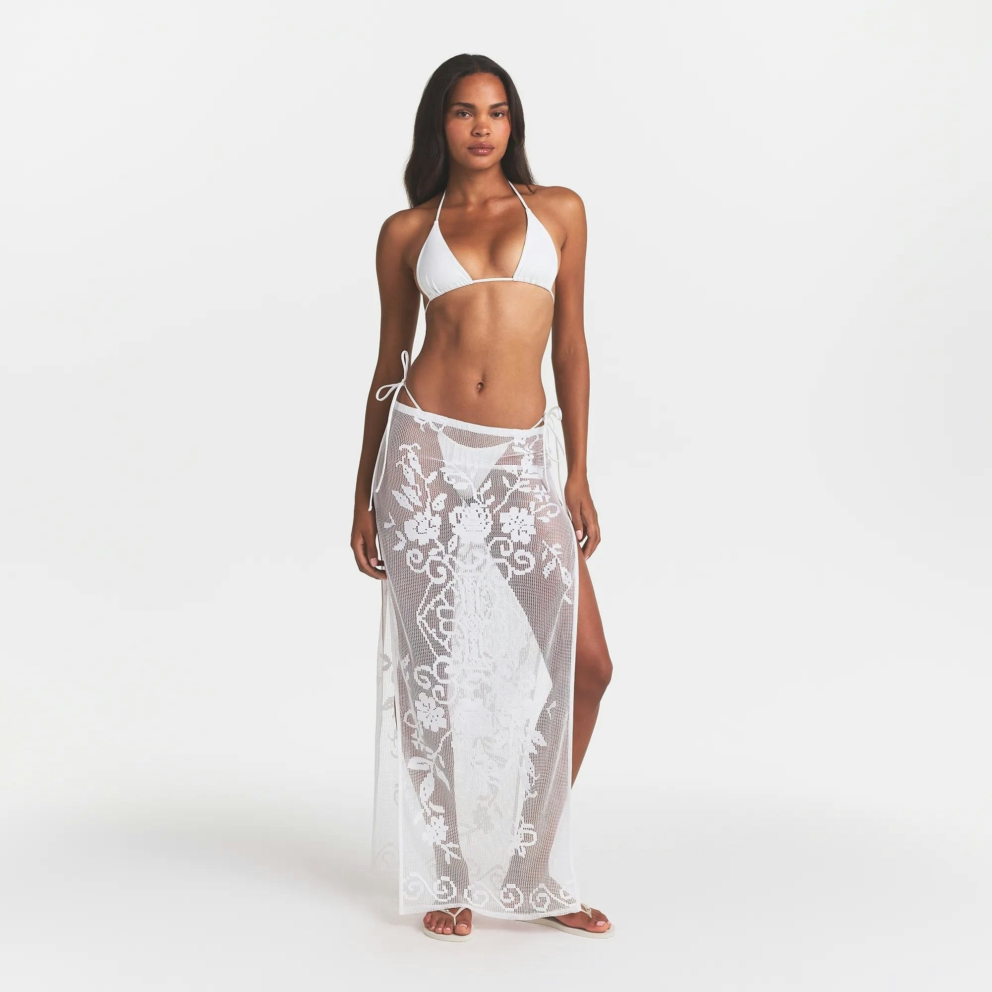 LACE COVER-UPS LONG SKIRT