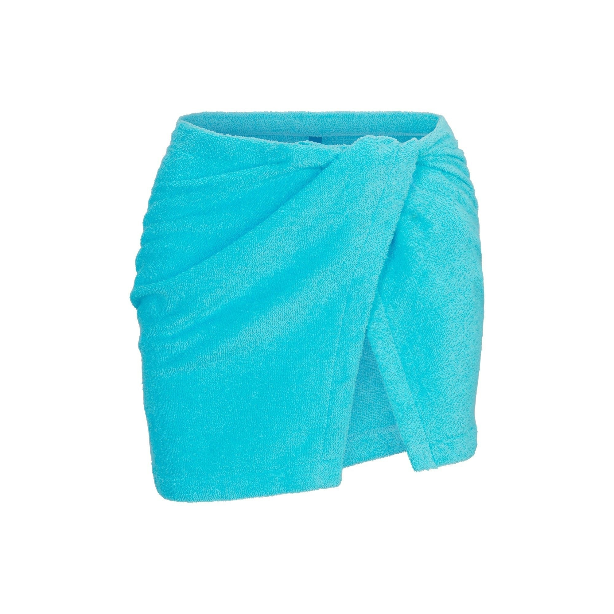 TERRY COVER-UPS WRAP SKIRT