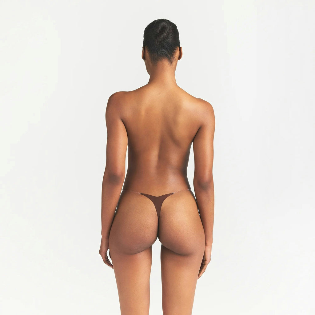 CLEAR STRAP STRING THONG