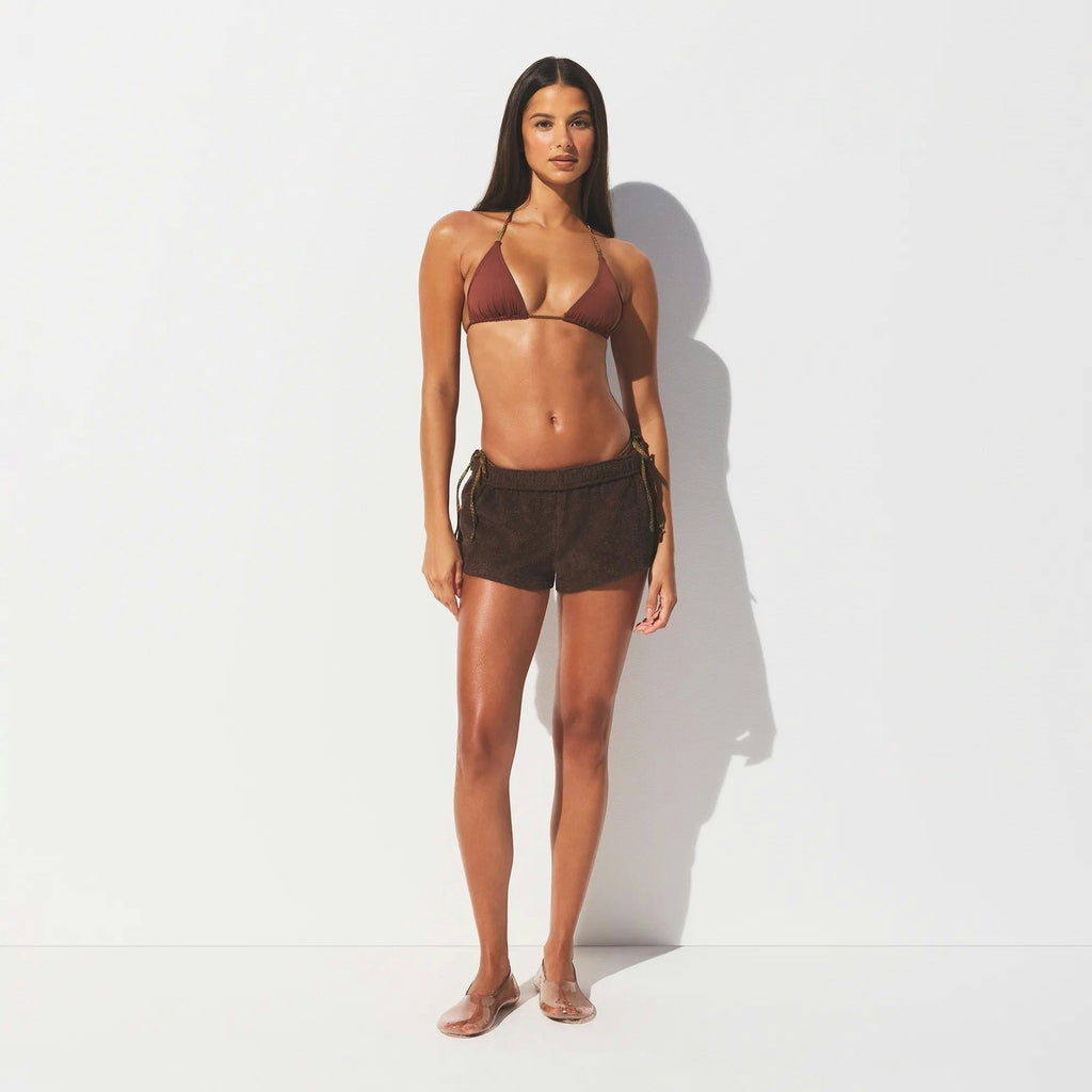 TERRY COVER-UPS FOLDOVER SHORT