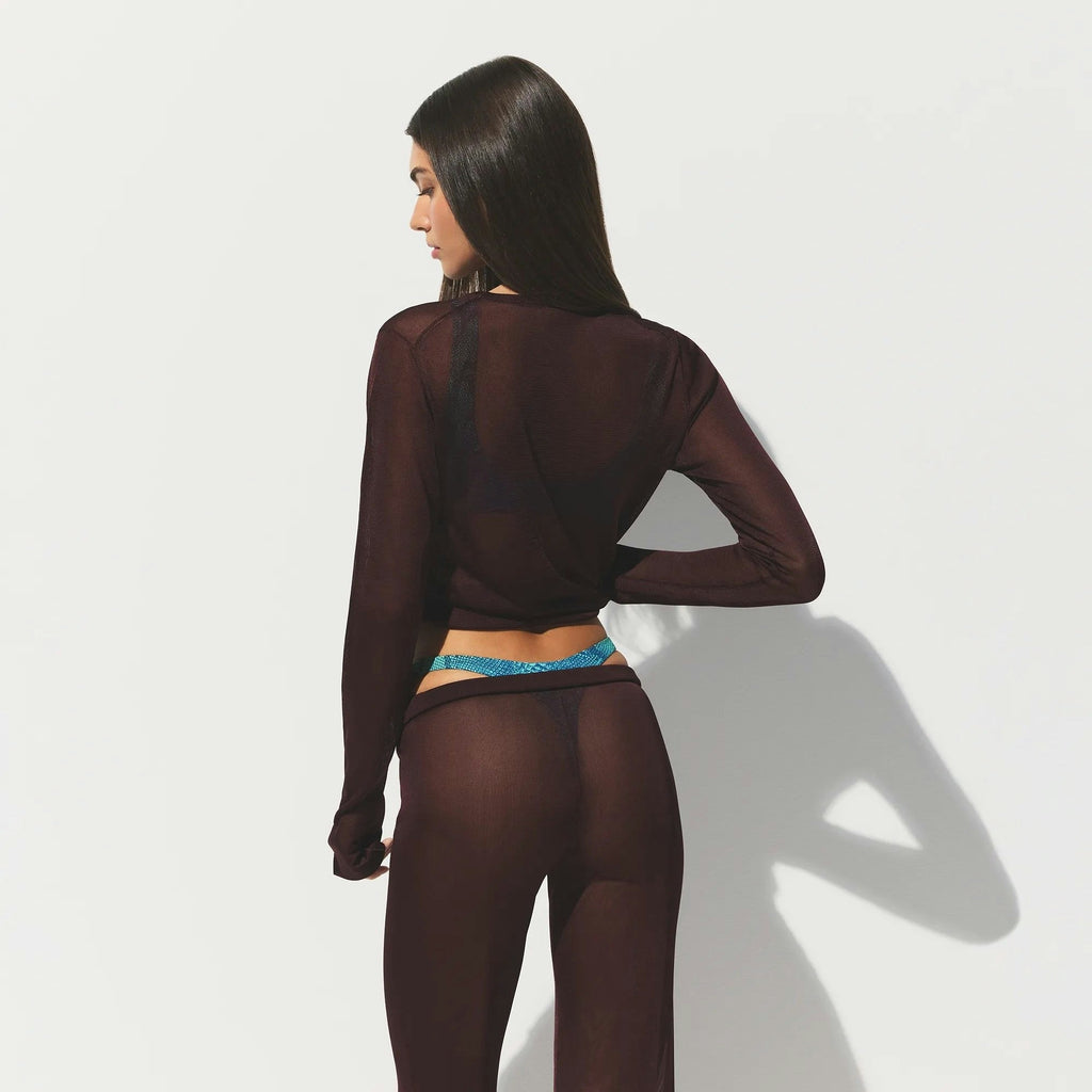 CREW NECK LONG SLEEVE TOP