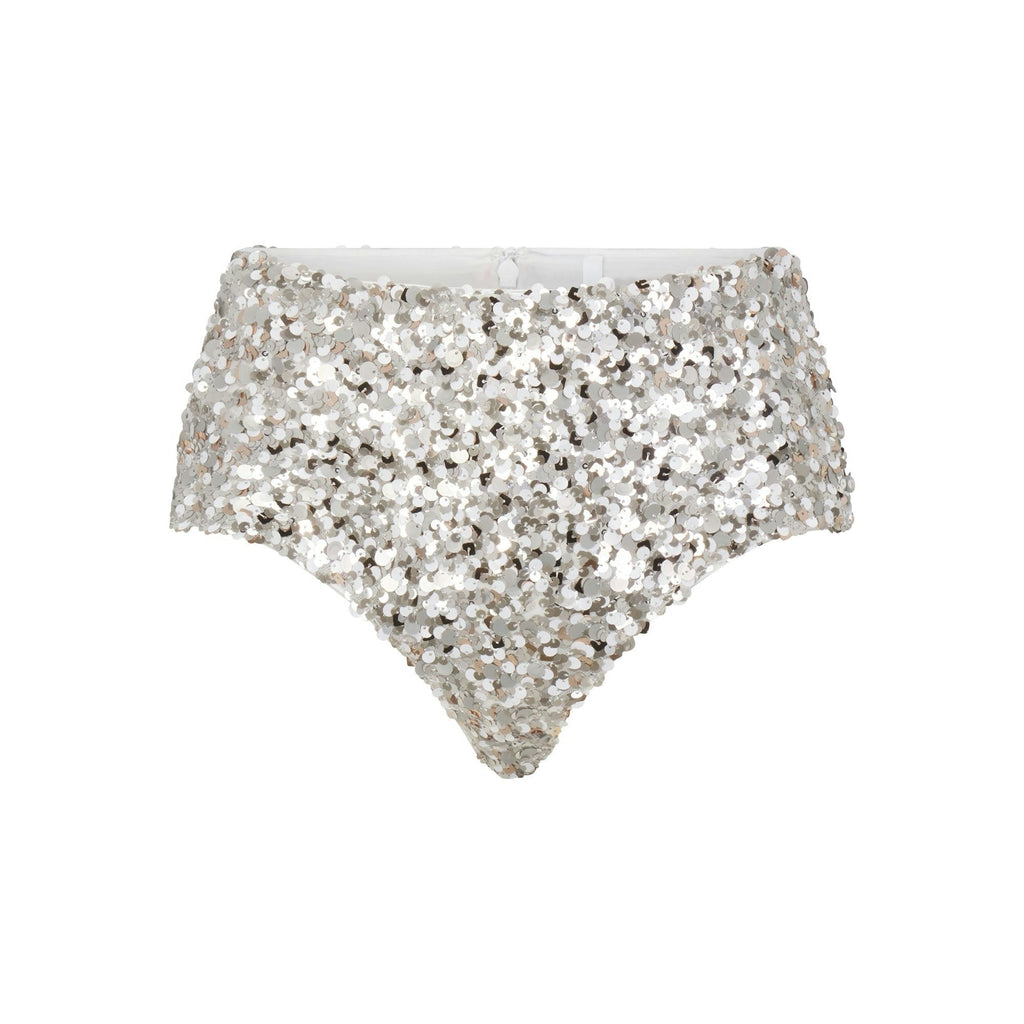 NOVELTY INTIMATES SEQUIN BRALETTE AND HIPSTER SET
