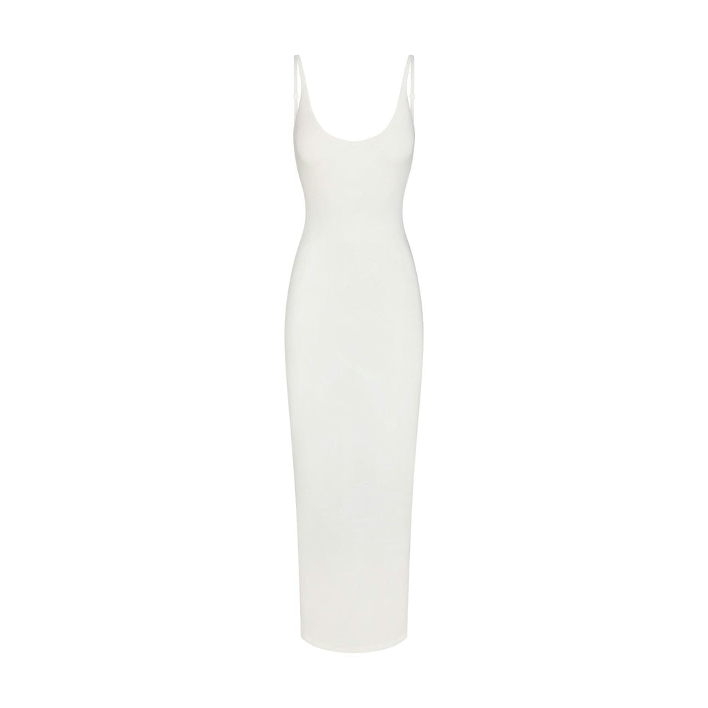 SCOOP NECK LONG DRESS