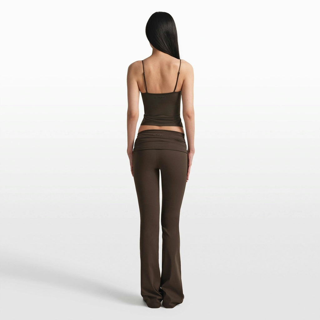 FOLDOVER SLIM FLARE LEGGING