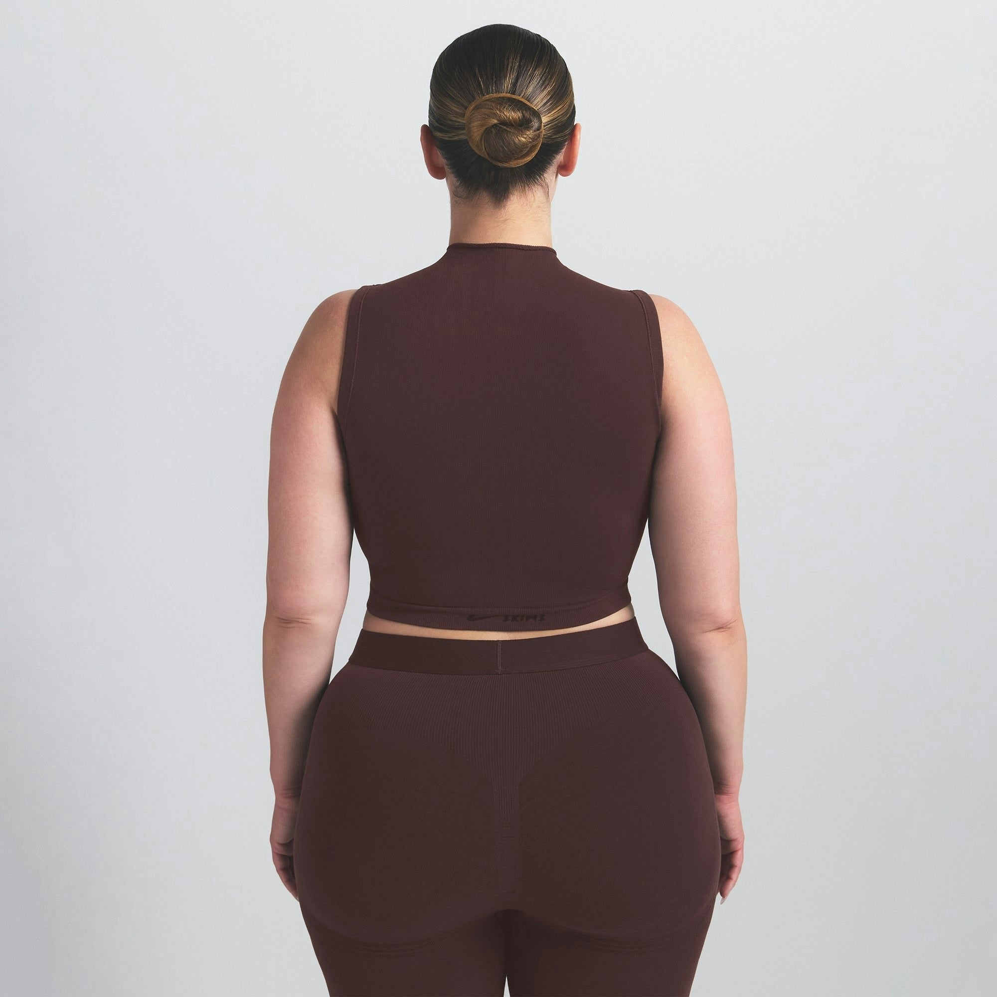 MOCK NECK BRA TOP