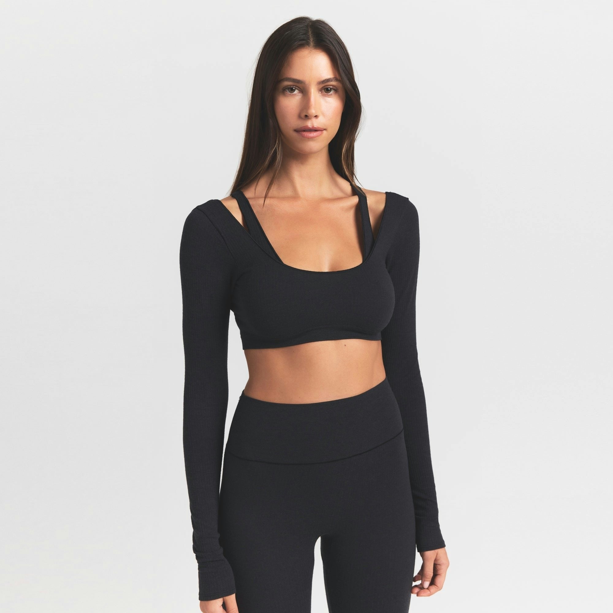 LONG SLEEVE SUPER CROPPED TOP