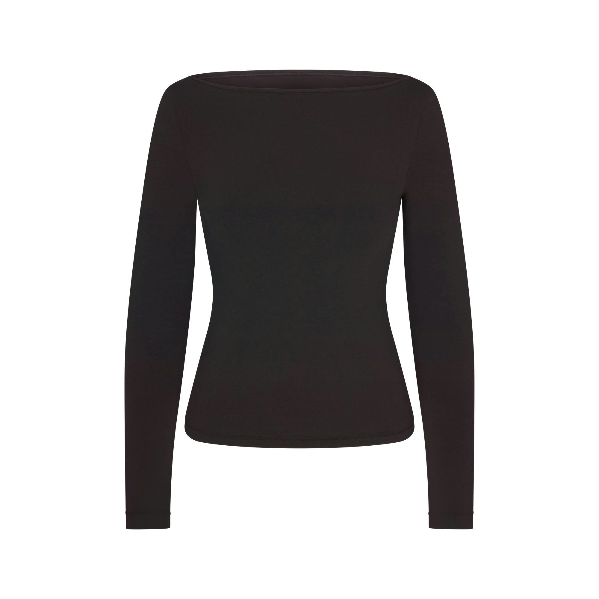 LONG SLEEVE BOATNECK TOP