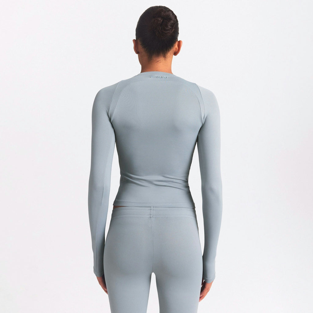 LONG SLEEVE CREW NECK TOP