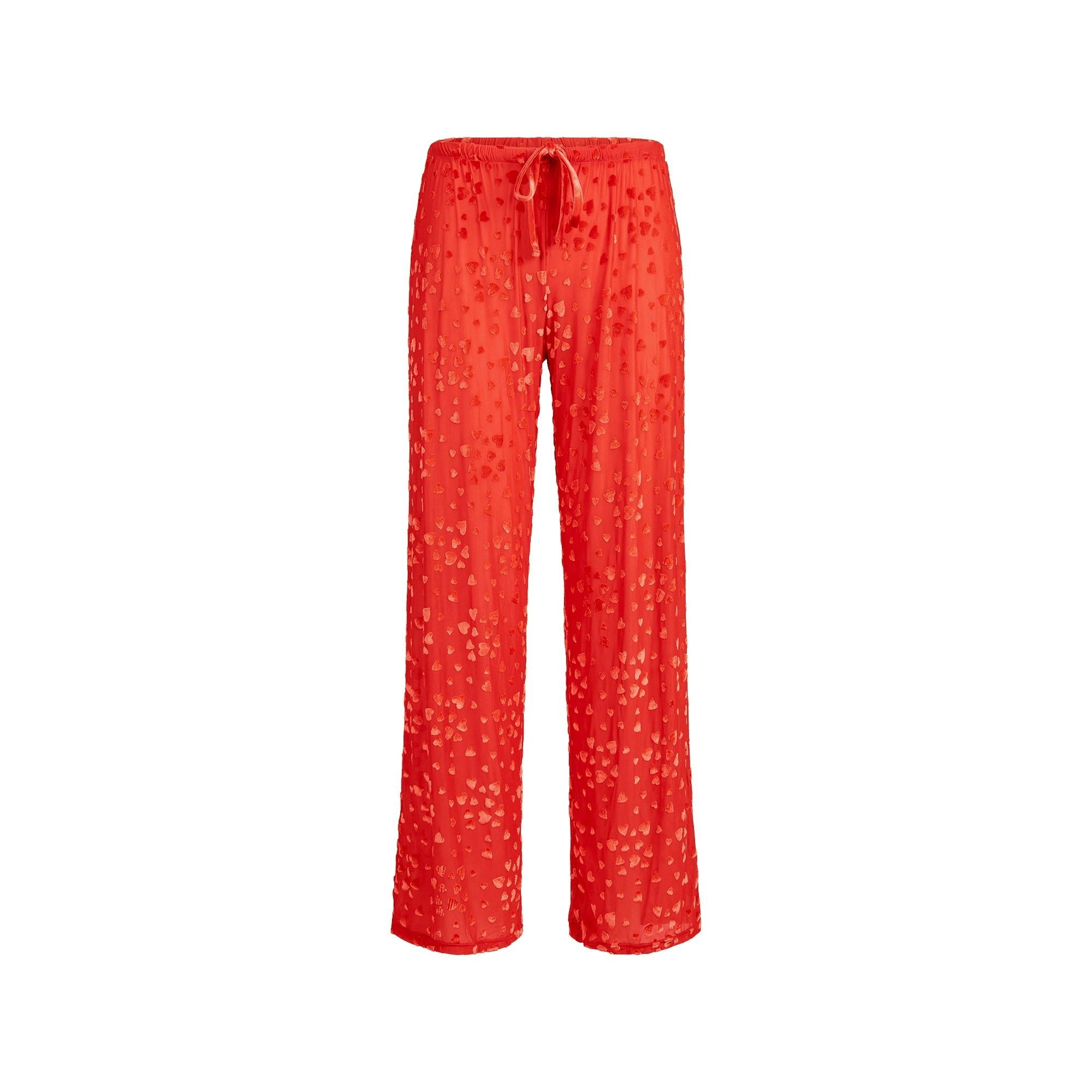 SHEER VELVET CAMI AND PANT SET