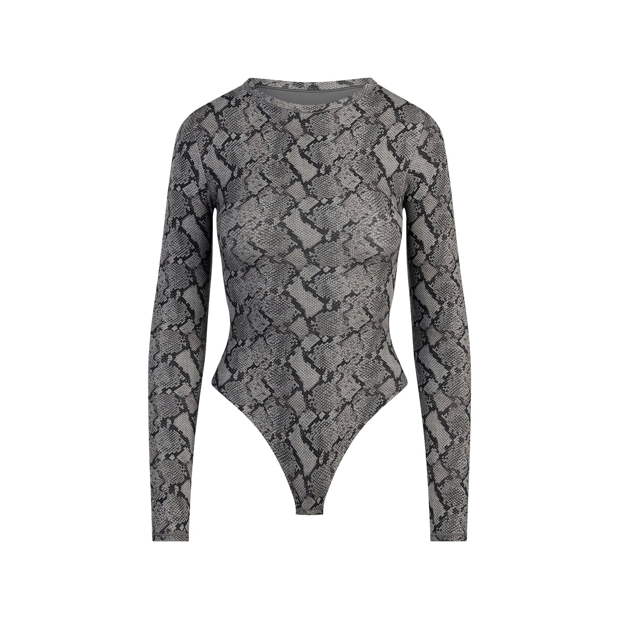 LONG SLEEVE CREW NECK BODYSUIT
