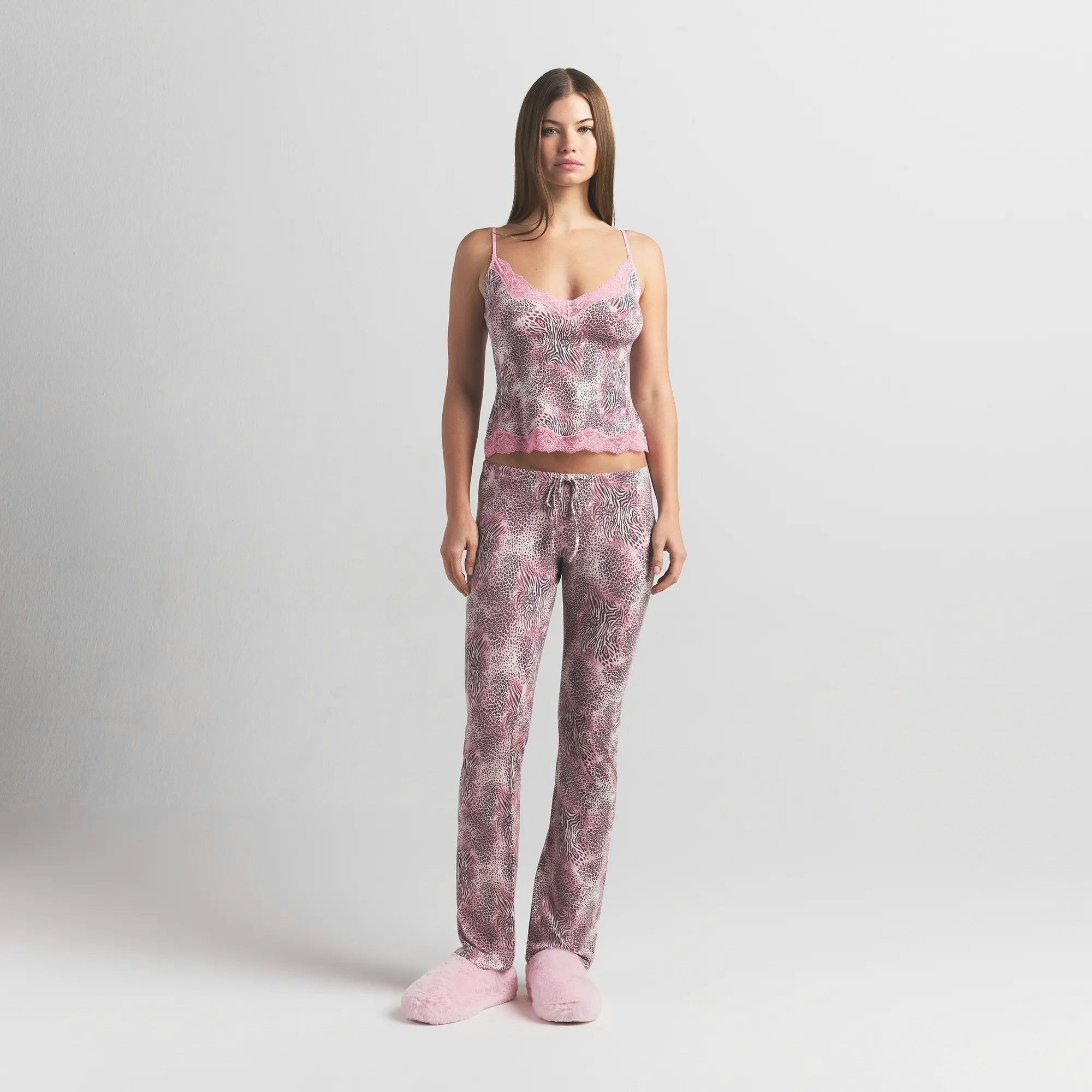 LACE CAMI AND PANT SET