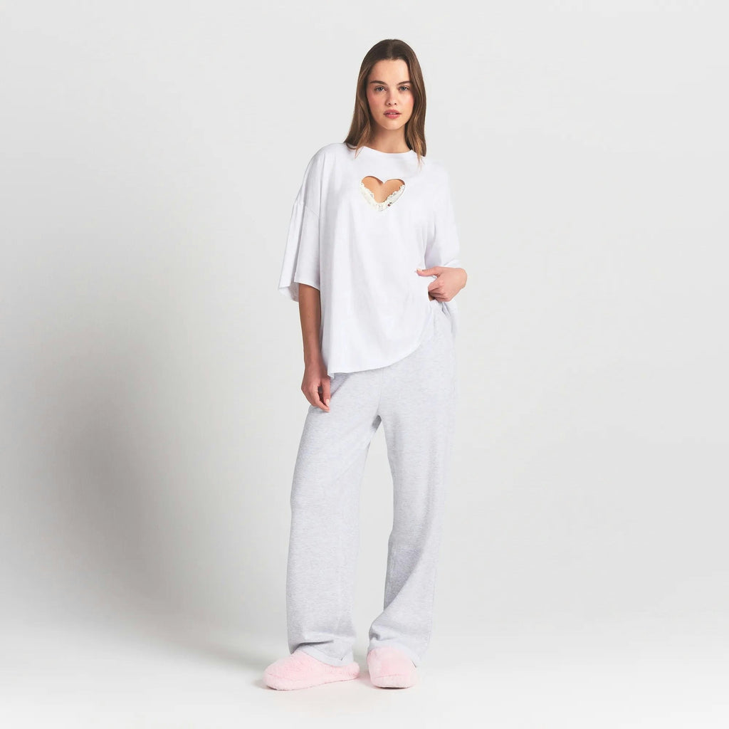 HEART OVERSIZED T-SHIRT