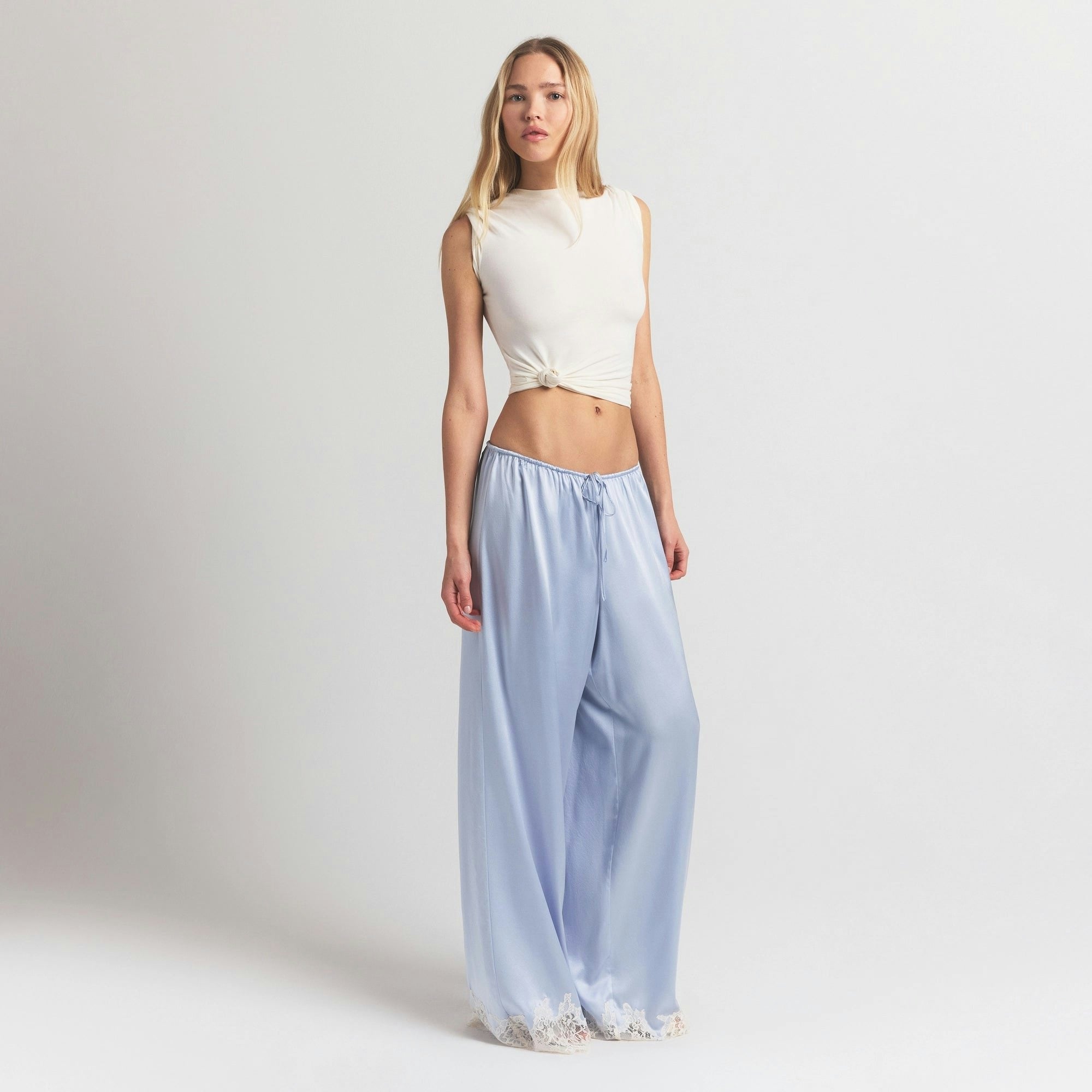 LACE STRAIGHT LEG PANT