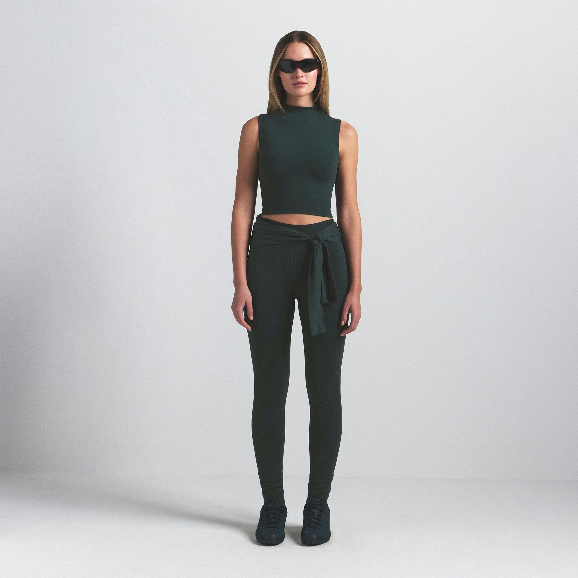 MOCK NECK BRA TOP