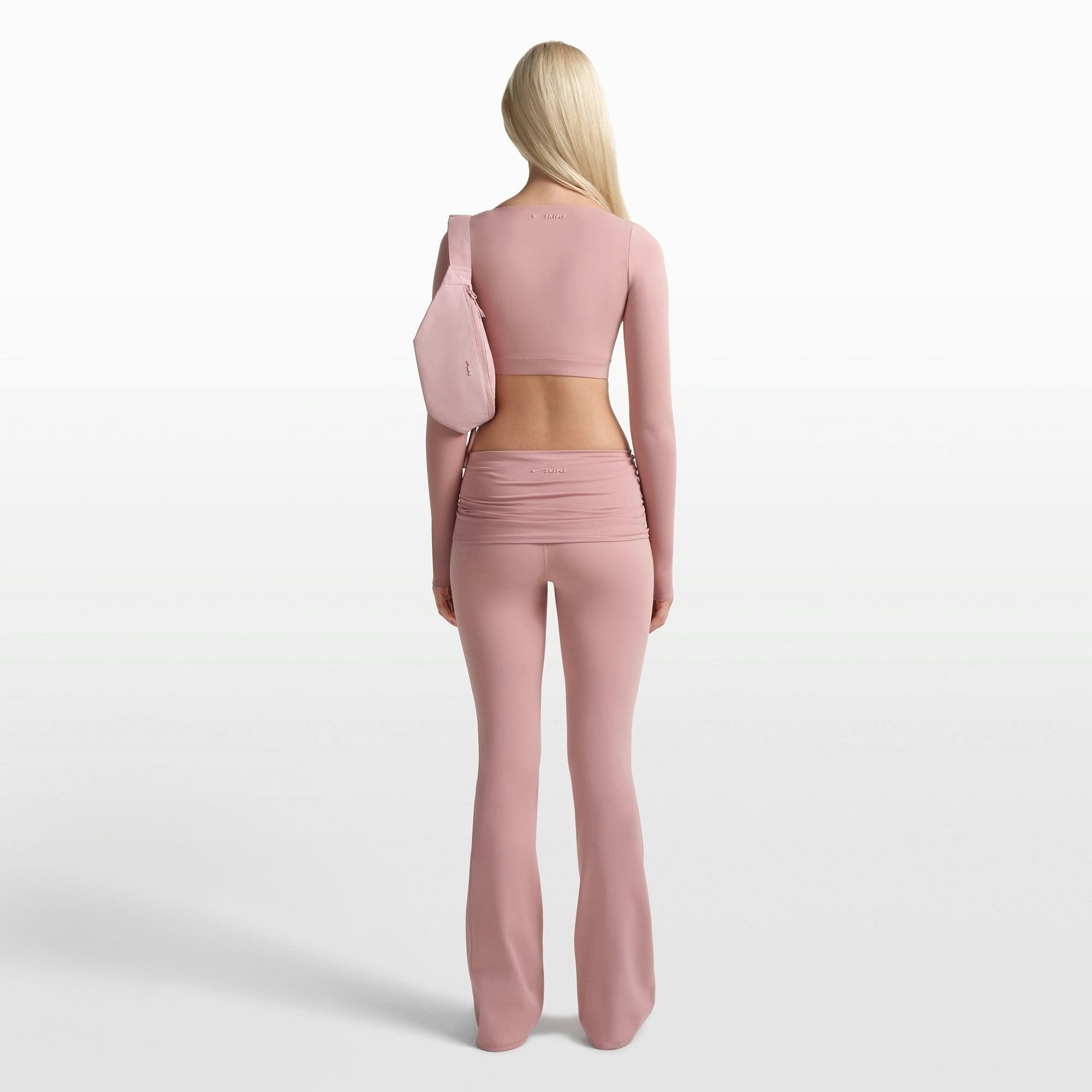 FOLDOVER SLIM FLARE LEGGING