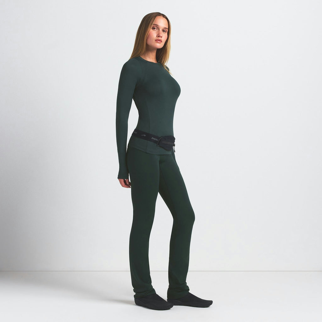 LONG SLEEVE CREW NECK TOP