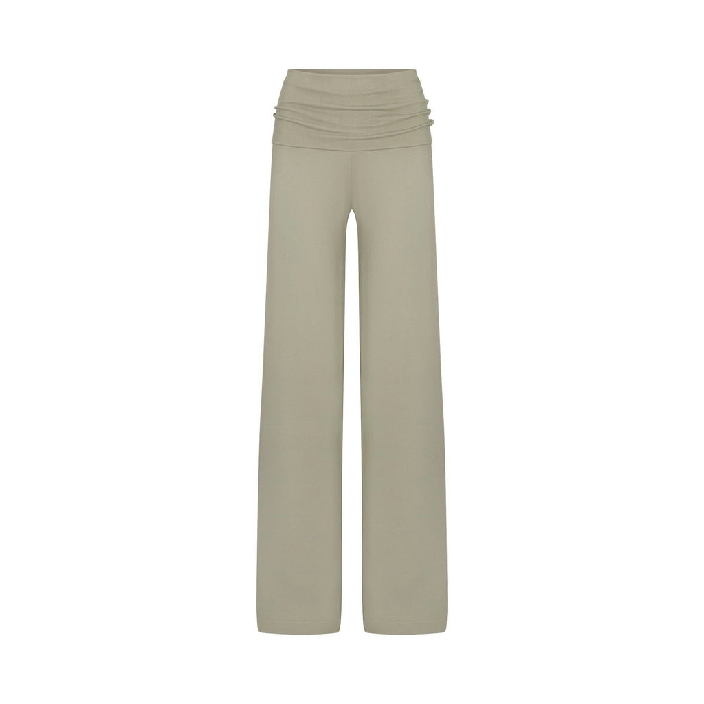 FOLDOVER WIDE LEG PANT