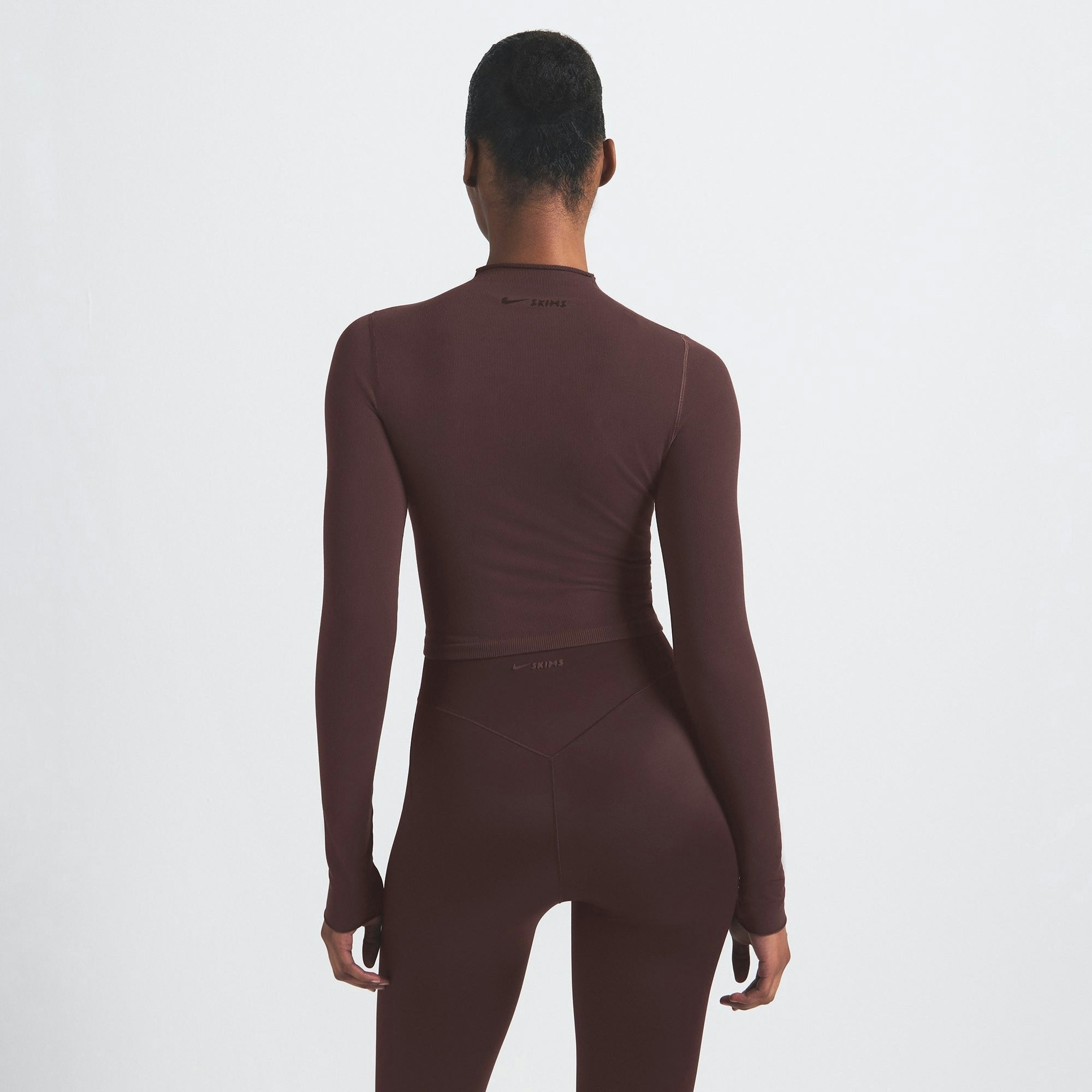 MOCK NECK CROP TOP