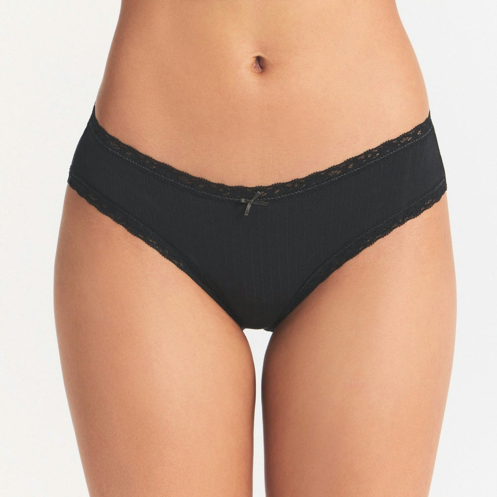 POINTELLE LACE BRIEF