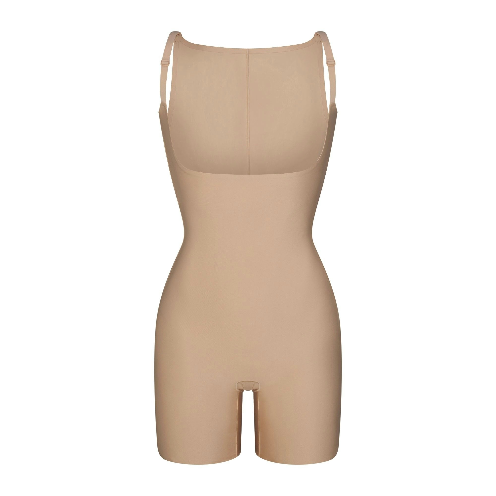 CORE SCULPT BACK SMOOTHING OPEN BUST MID THIGH BODYSUIT