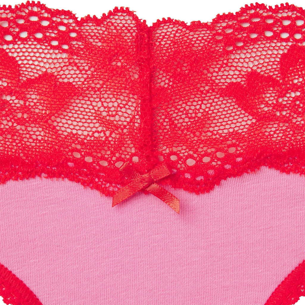 WIDE LACE THONG