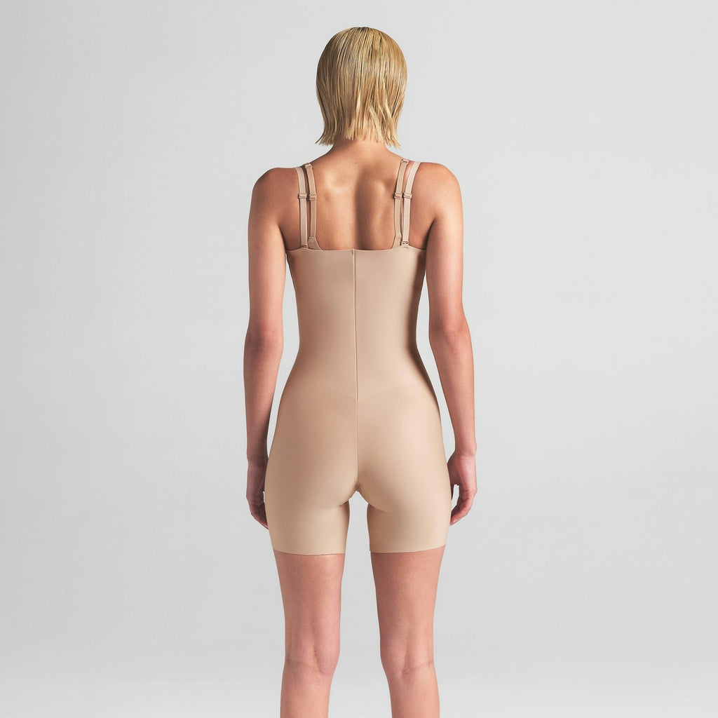 CORE SCULPT OPEN BUST MID THIGH BODYSUIT