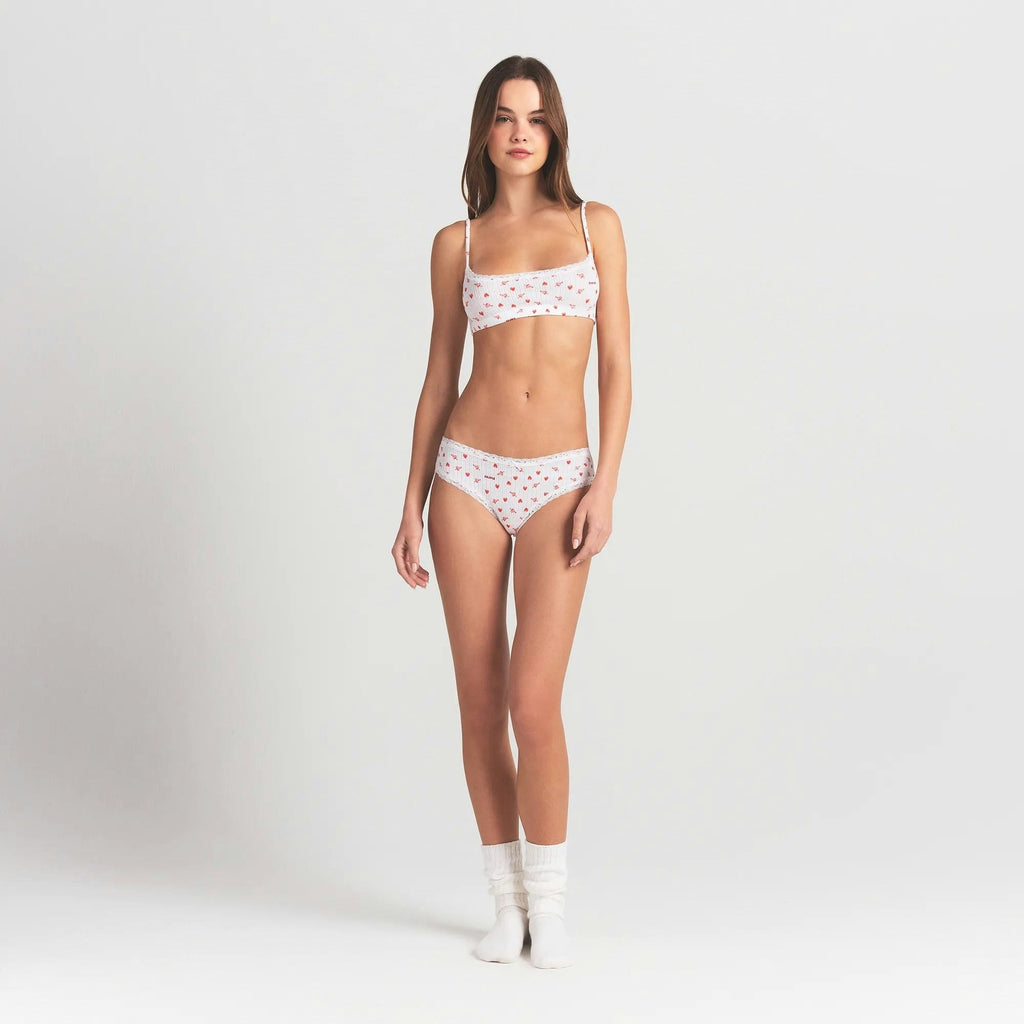 POINTELLE LACE BRIEF
