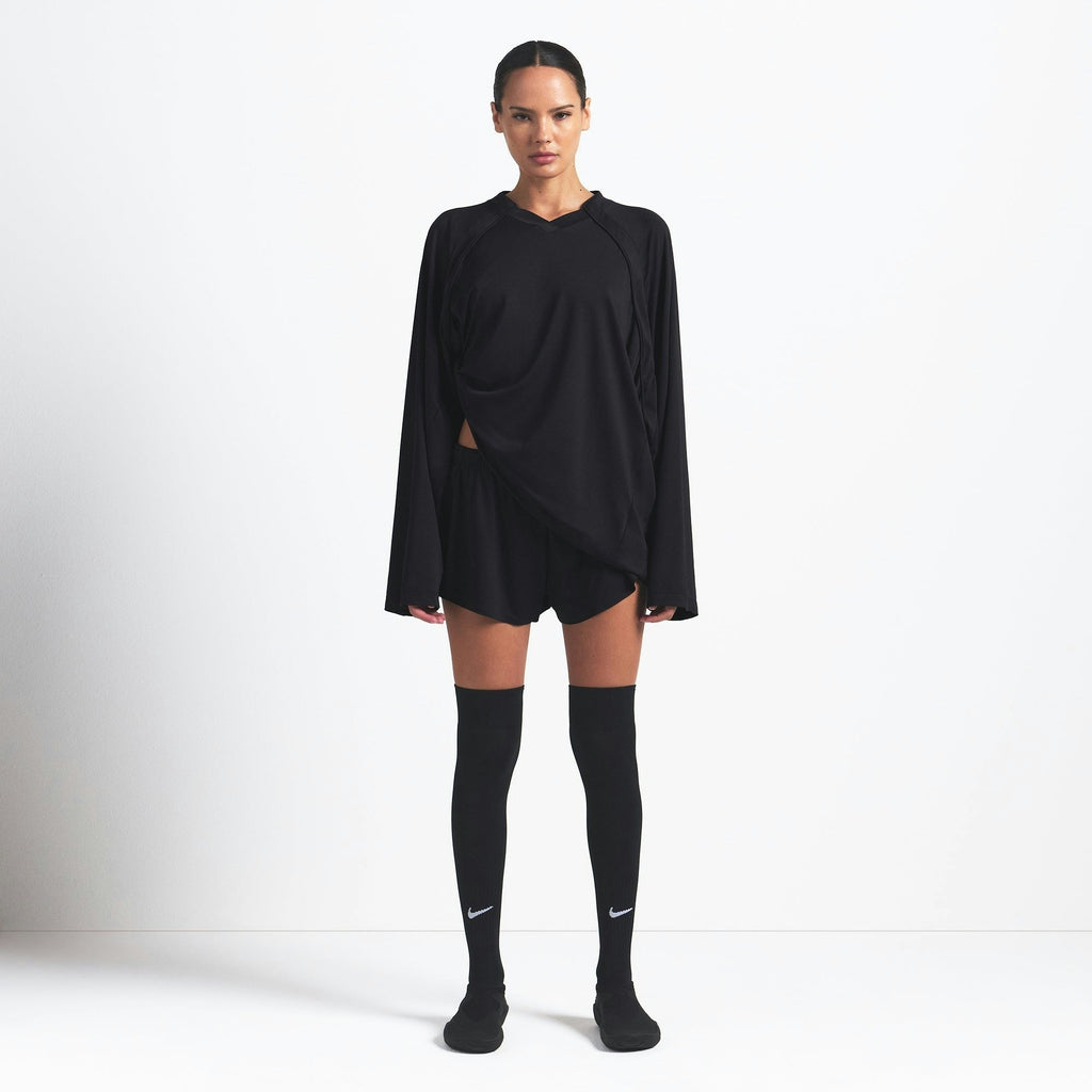 V-NECK OVERSIZED LONG SLEEVE TOP