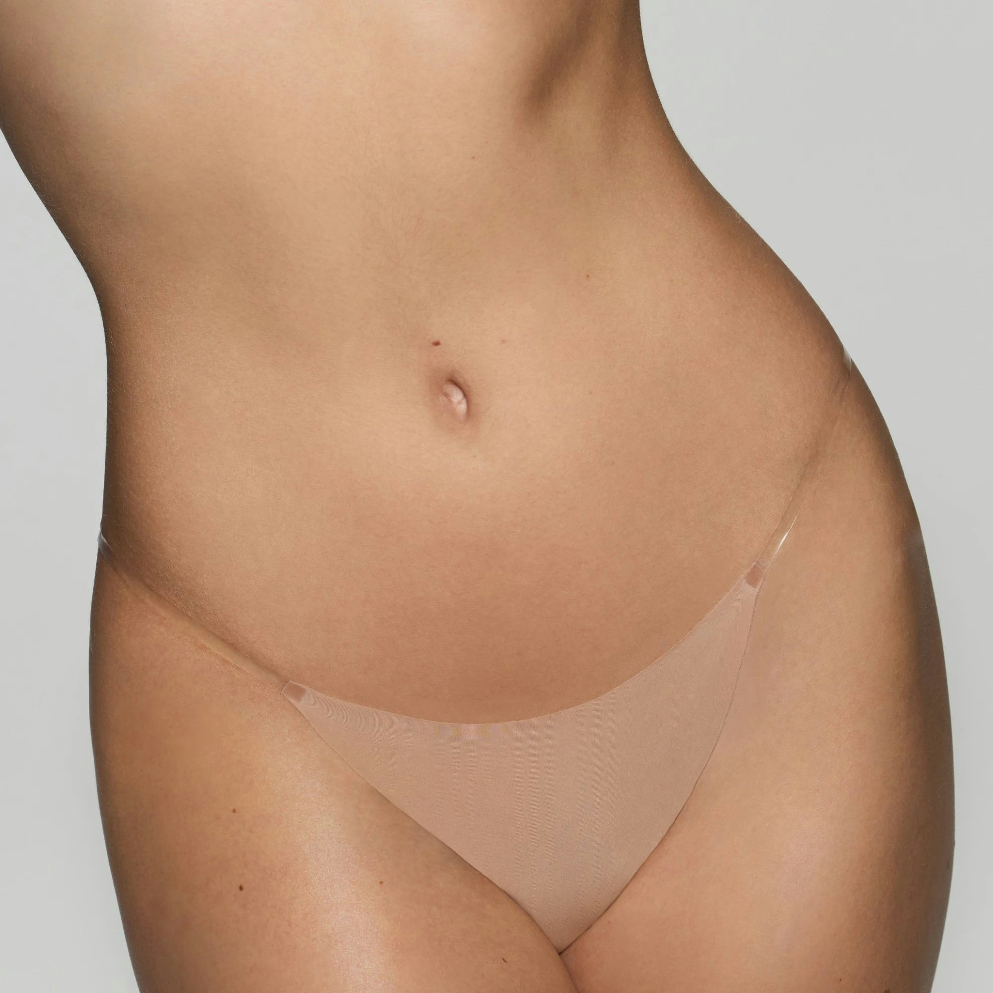 CLEAR STRAP STRING THONG