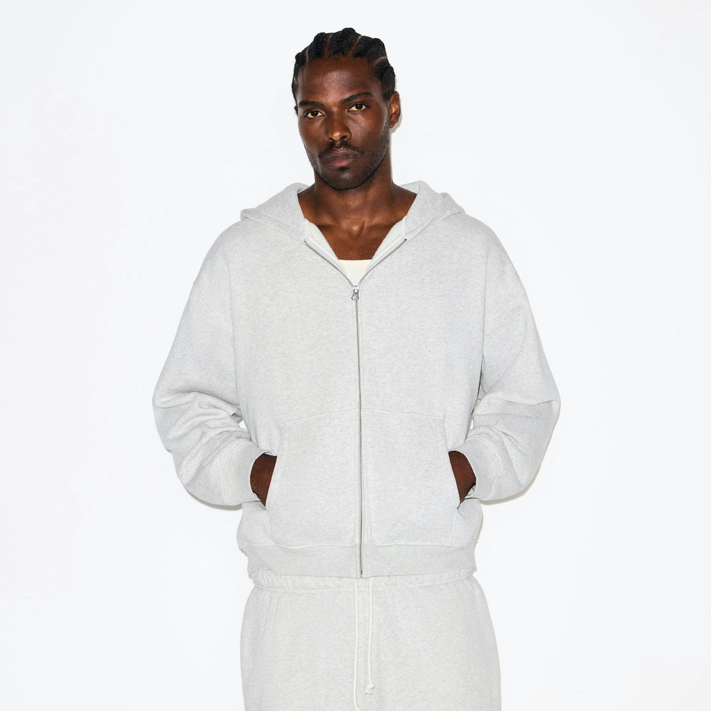 MENS RELAXED ZIP UP HOODIE