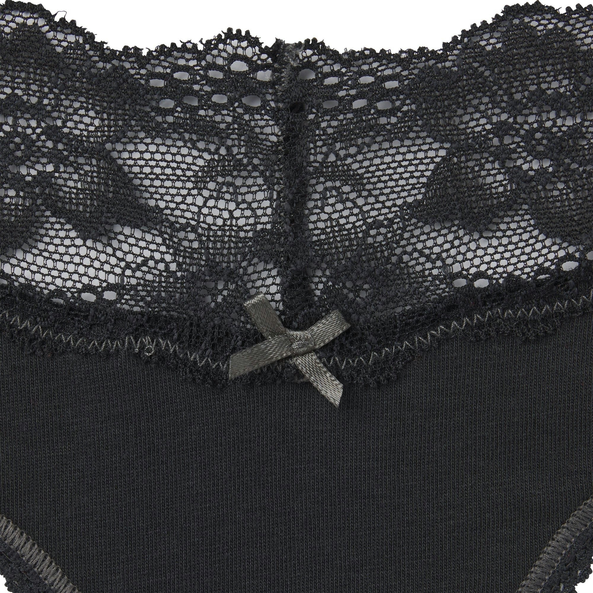 WIDE LACE THONG