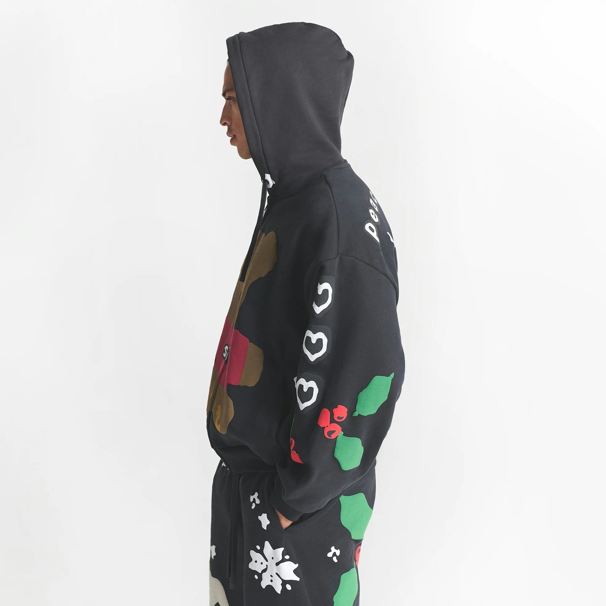 HEAVYWEIGHT FLEECE MENS RELAXED ZIP UP HOODIE