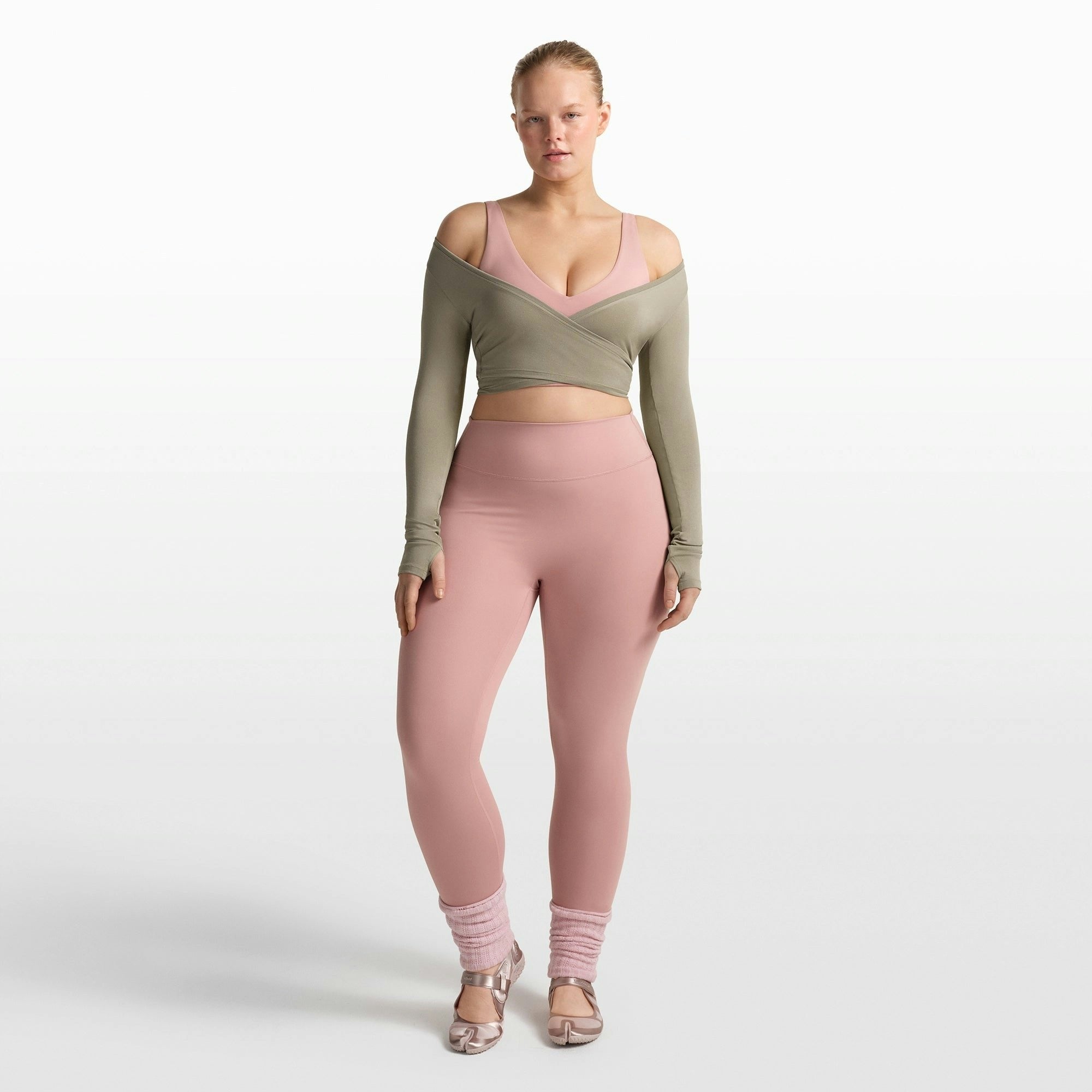 V-NECK BRA TOP