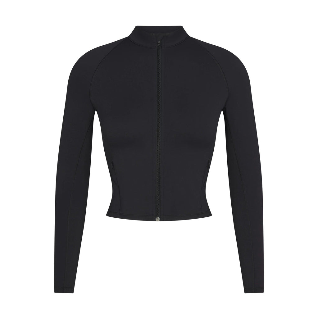 MOCK NECK FULL ZIP JACKET