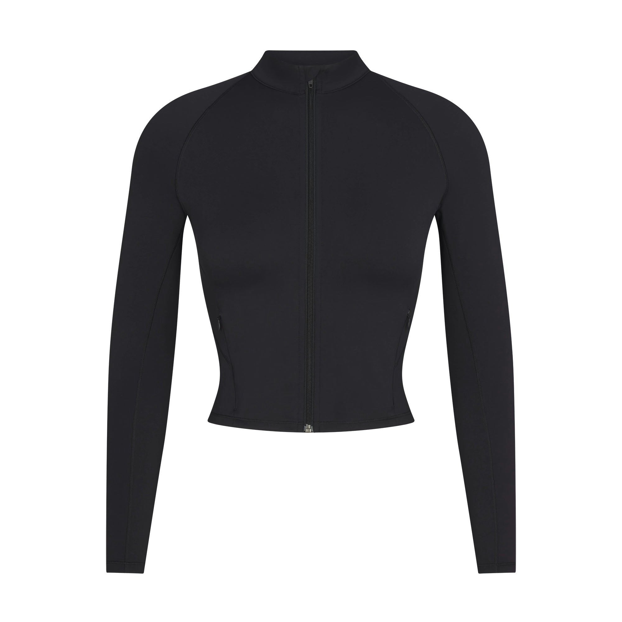 MOCK NECK FULL ZIP JACKET