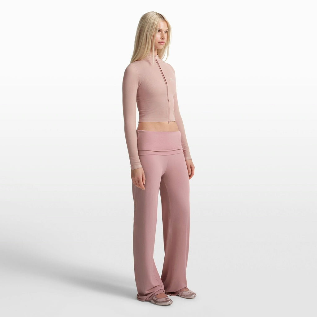 FOLDOVER WIDE LEG PANT