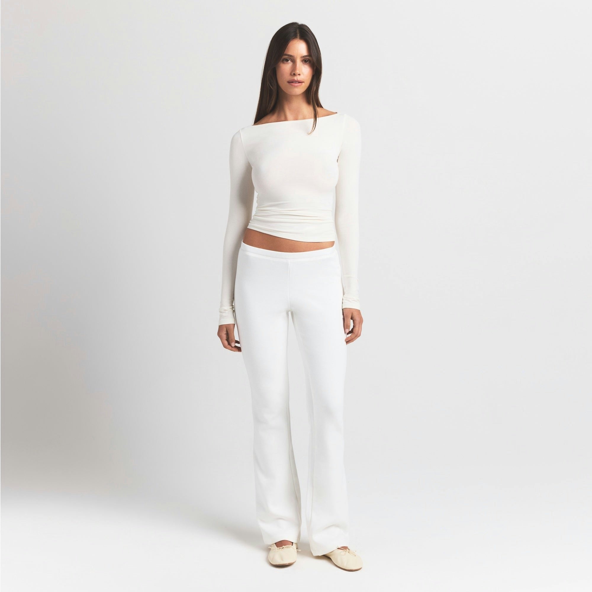 LONG SLEEVE BOATNECK TOP
