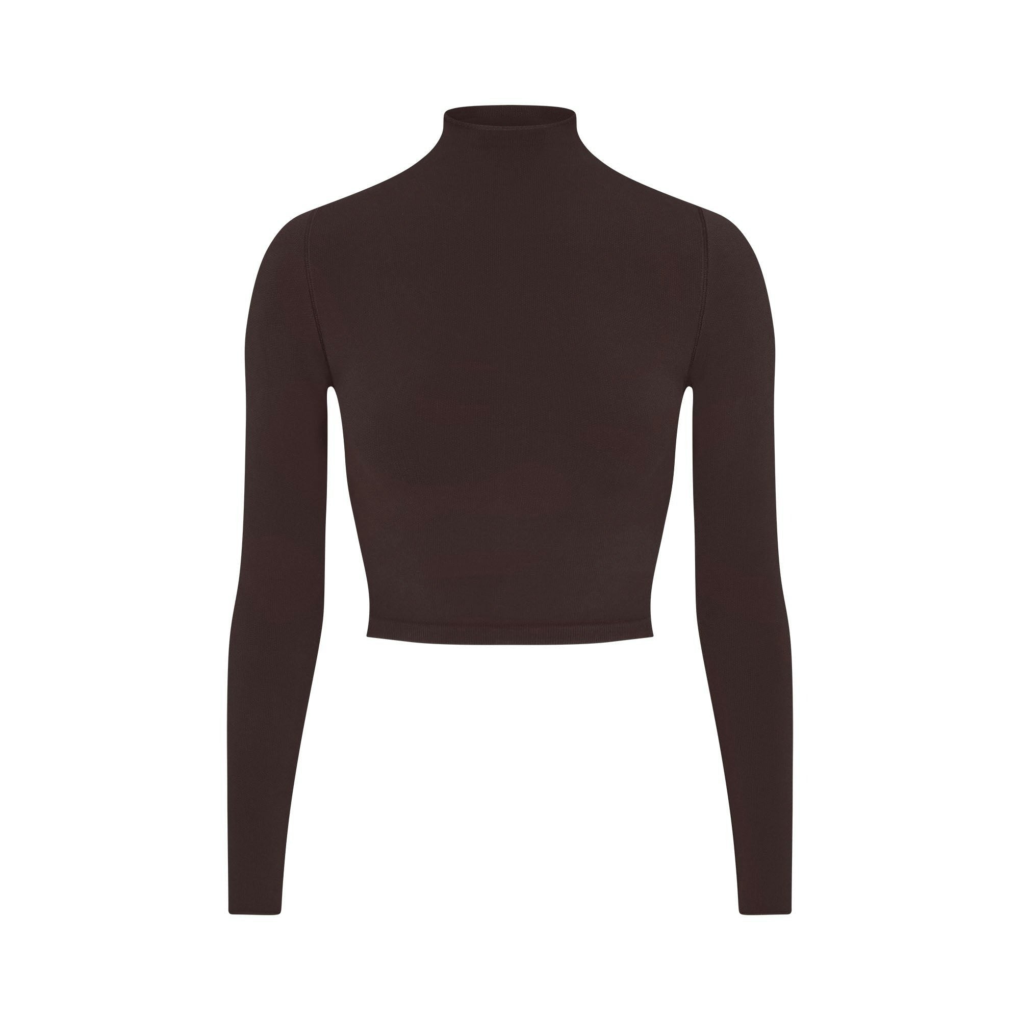 MOCK NECK CROP TOP