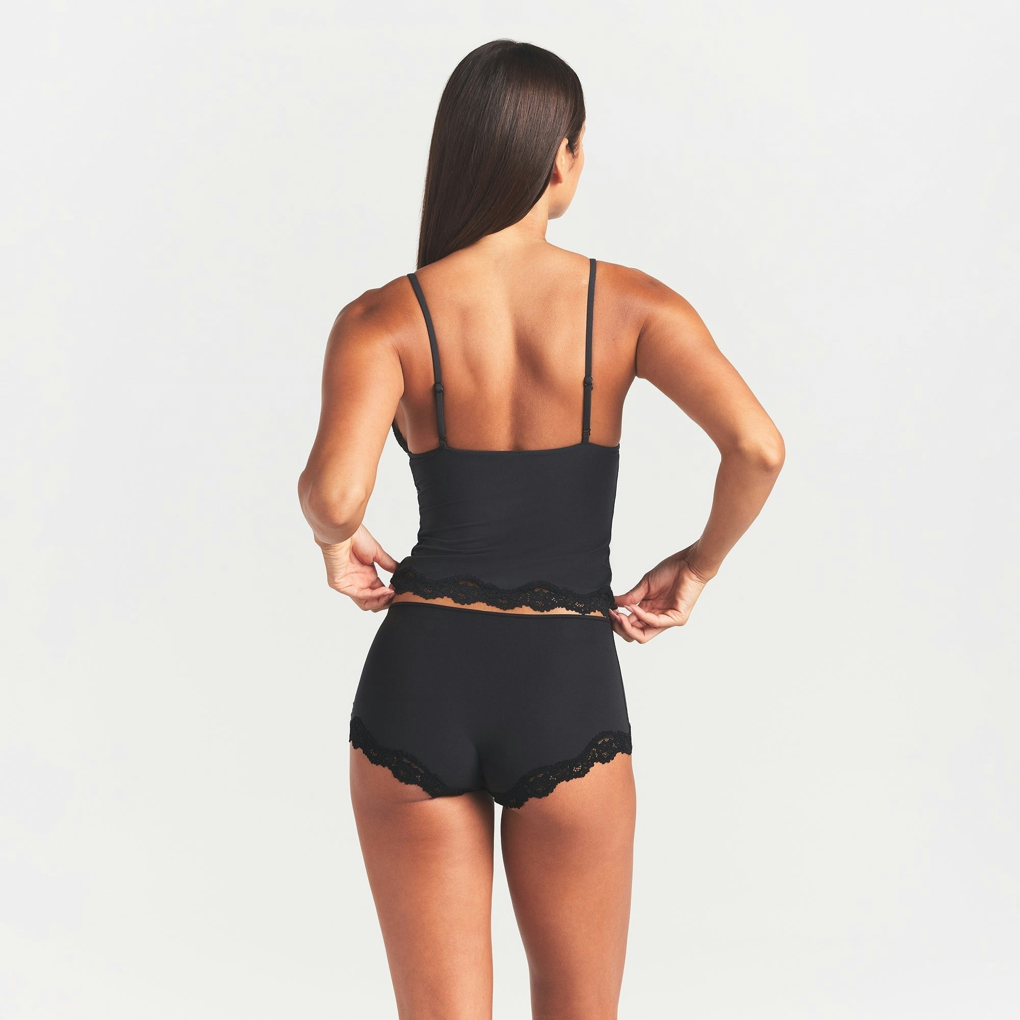 TRIANGLE CAMI AND BOY SHORT SET