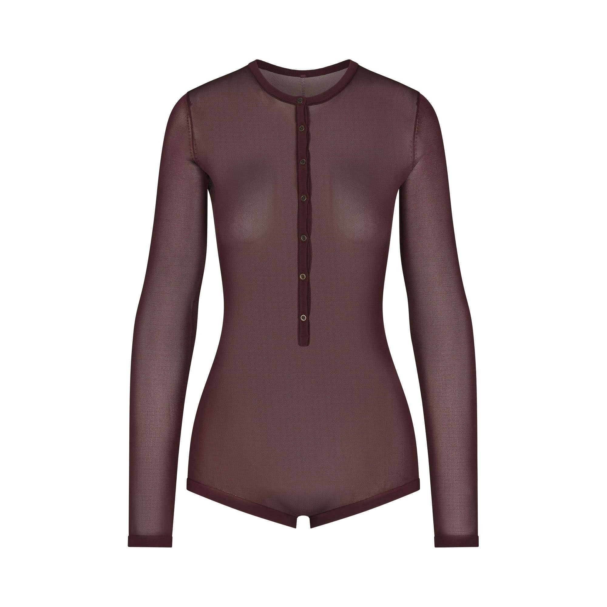 BUTTON UP HENLEY ONESIE