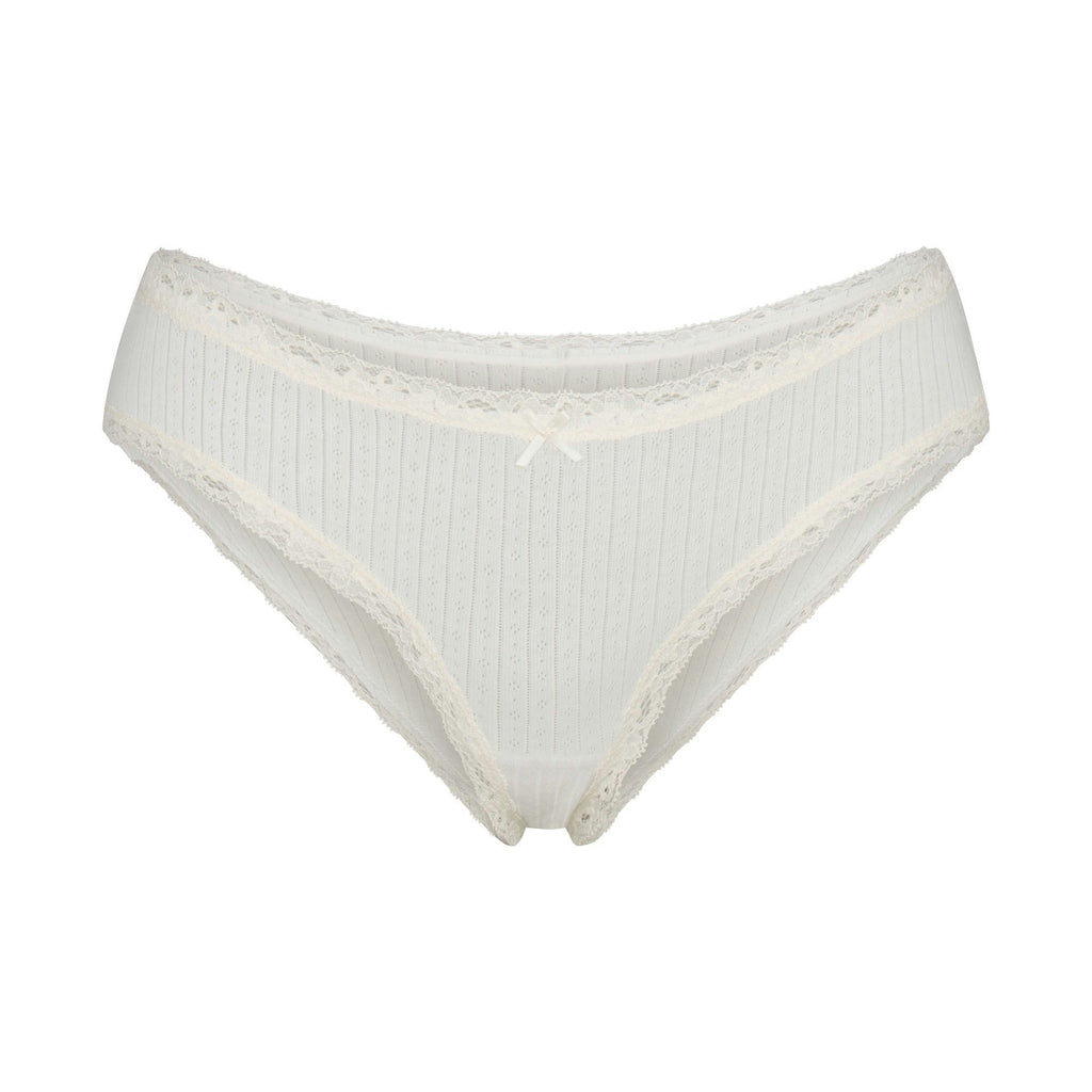 POINTELLE LACE BRIEF