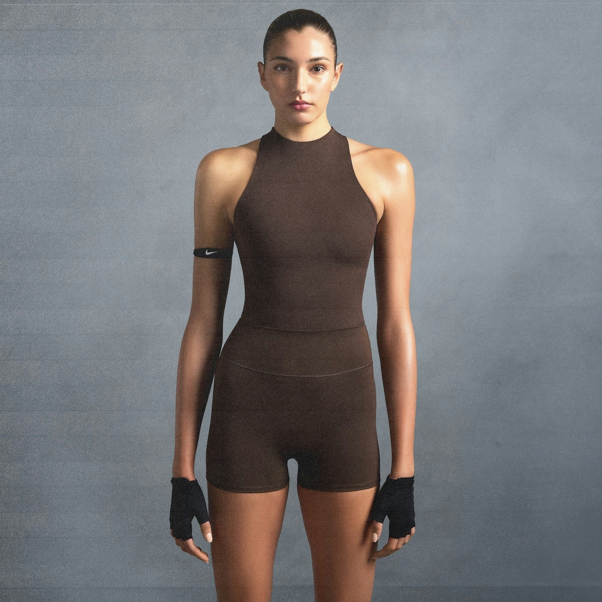 MOCK NECK RACER TANK