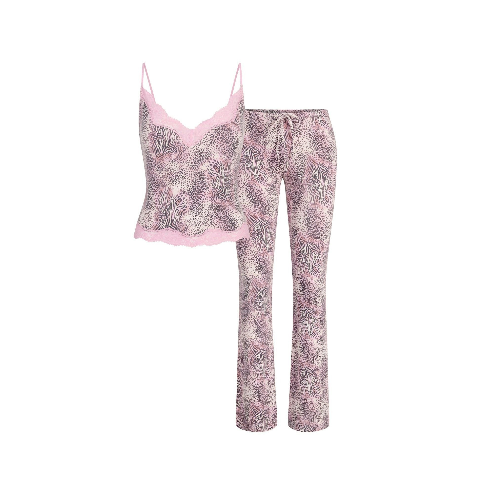 LACE CAMI AND PANT SET