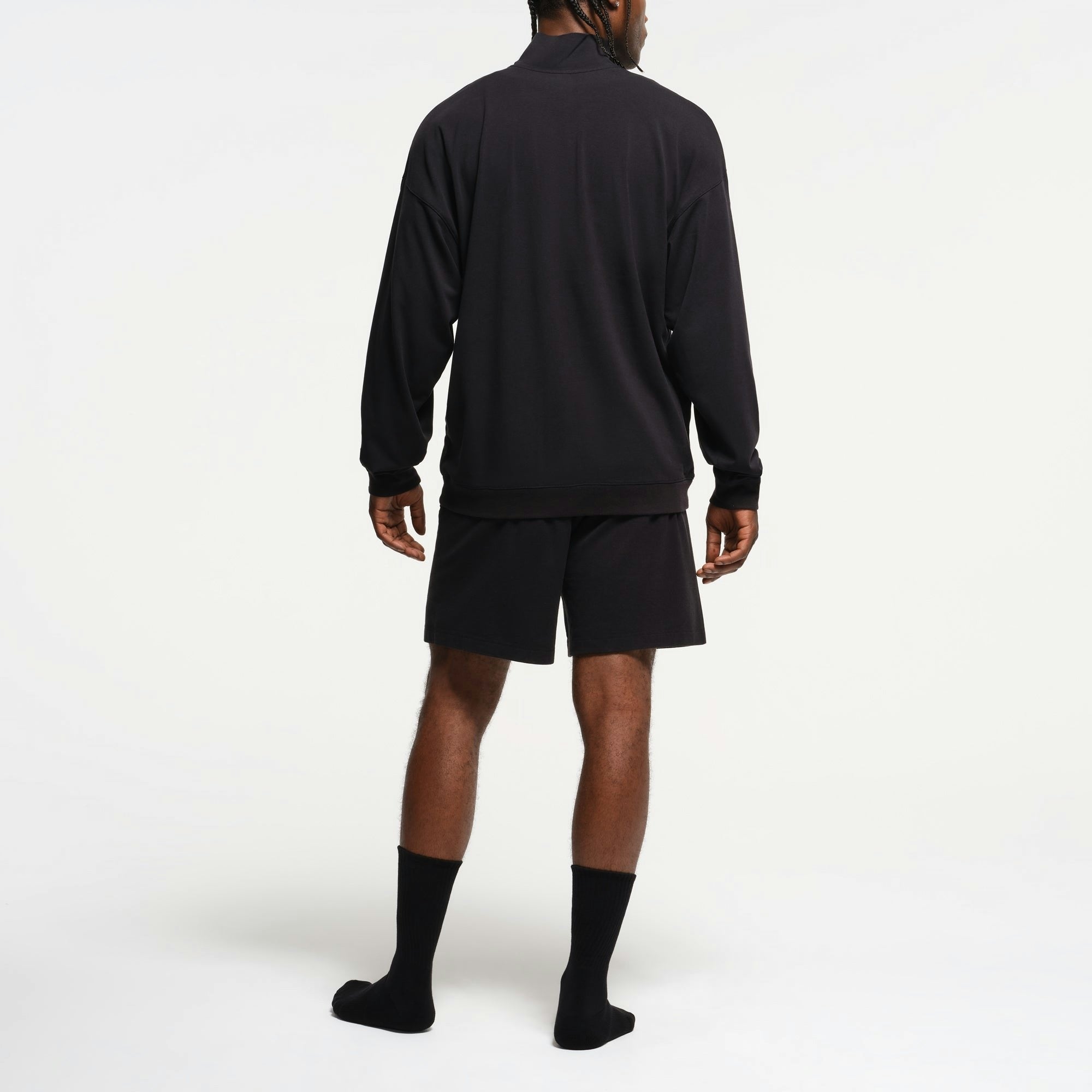 MENS RELAXED QUARTER ZIP PULLOVER