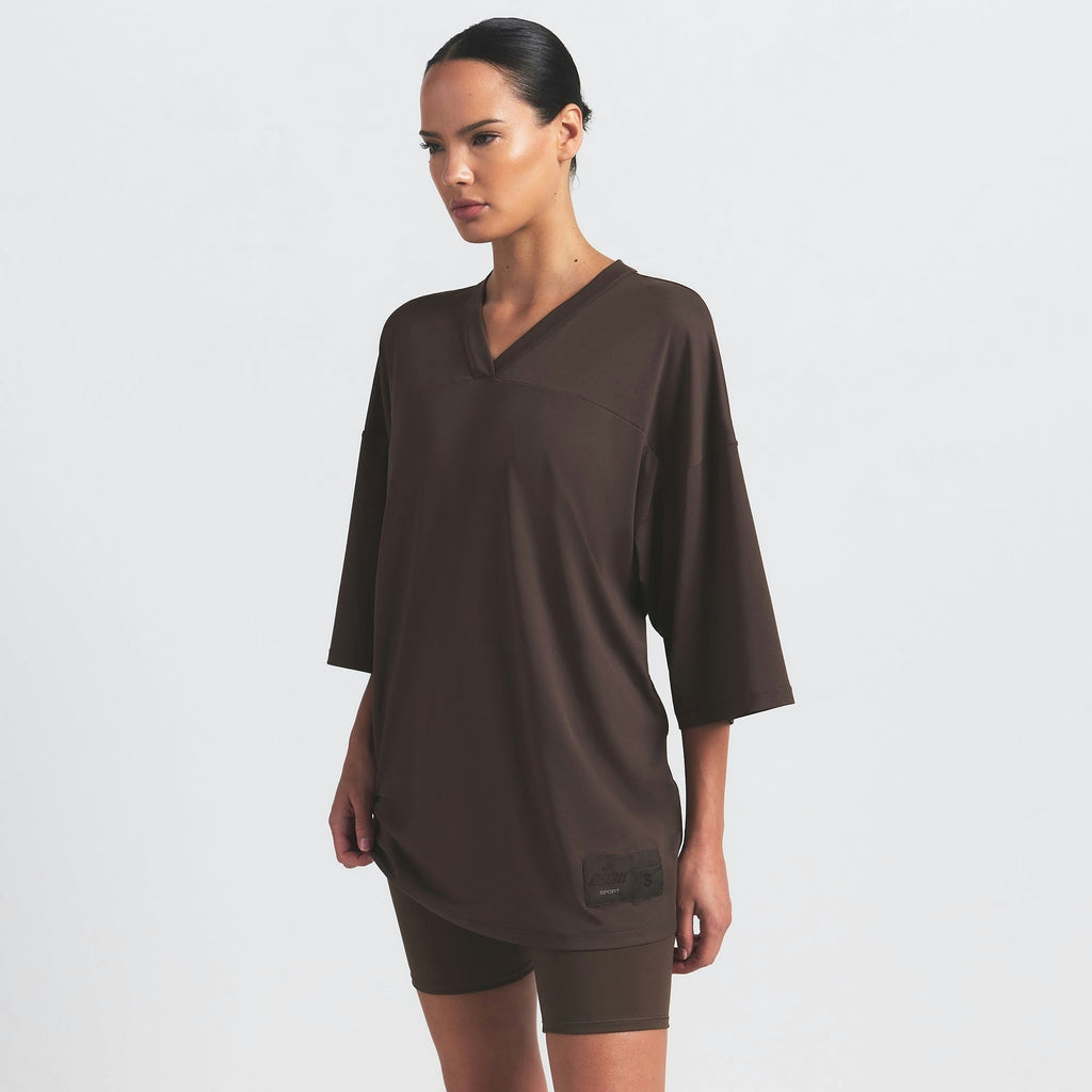 V-NECK OVERSIZED TOP